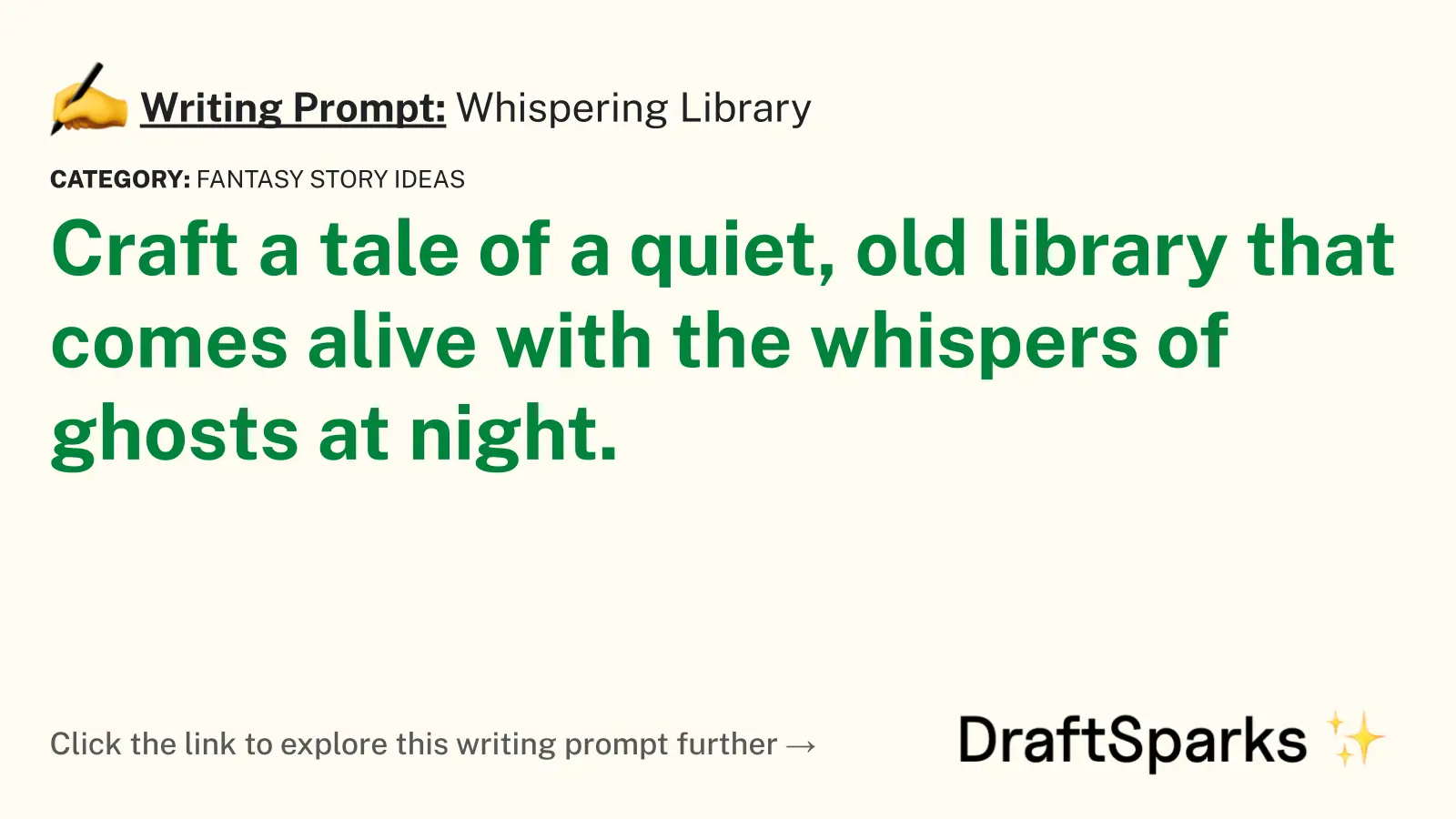 Whispering Library