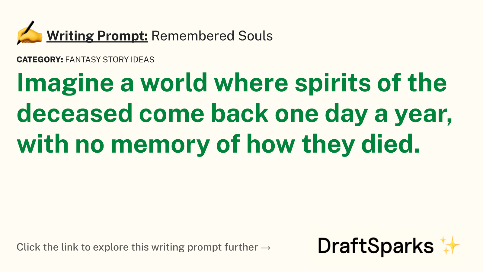 Remembered Souls