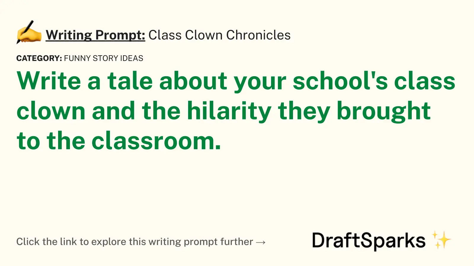 Class Clown Chronicles
