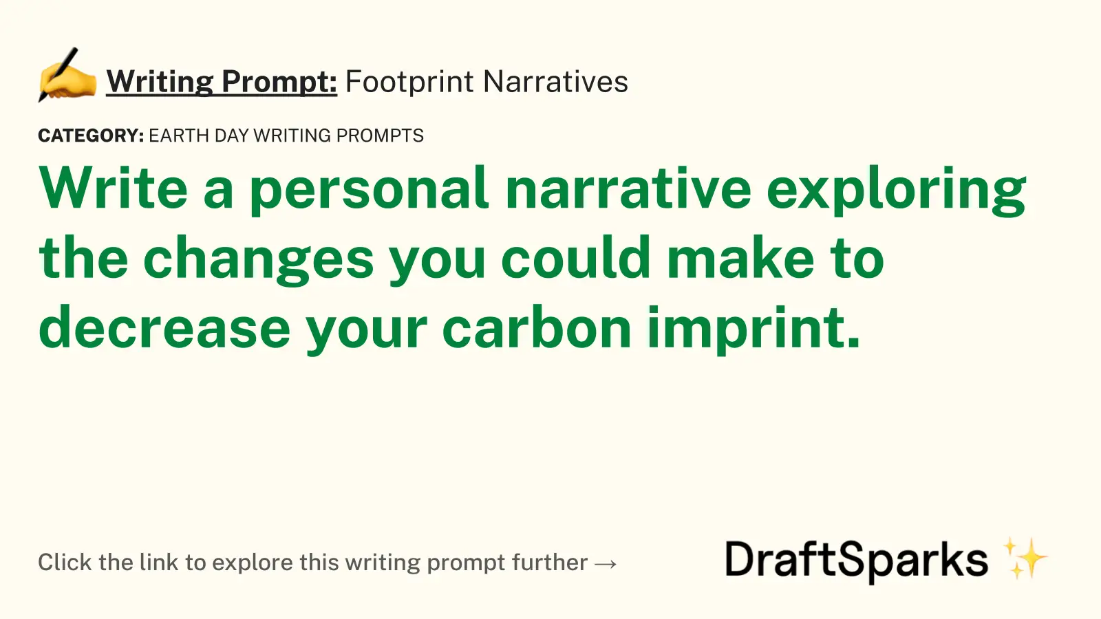 Footprint Narratives