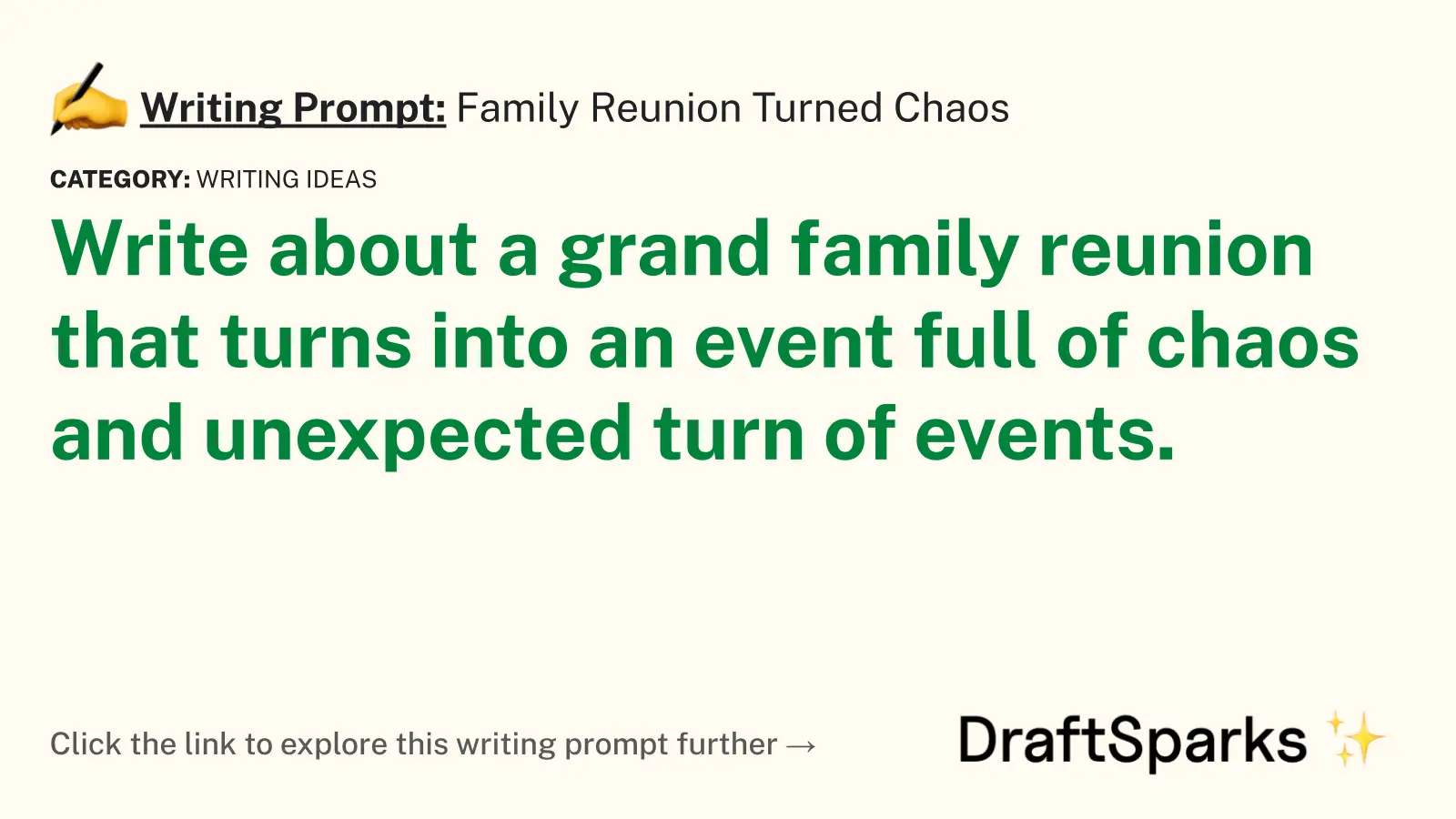 Family Reunion Turned Chaos
