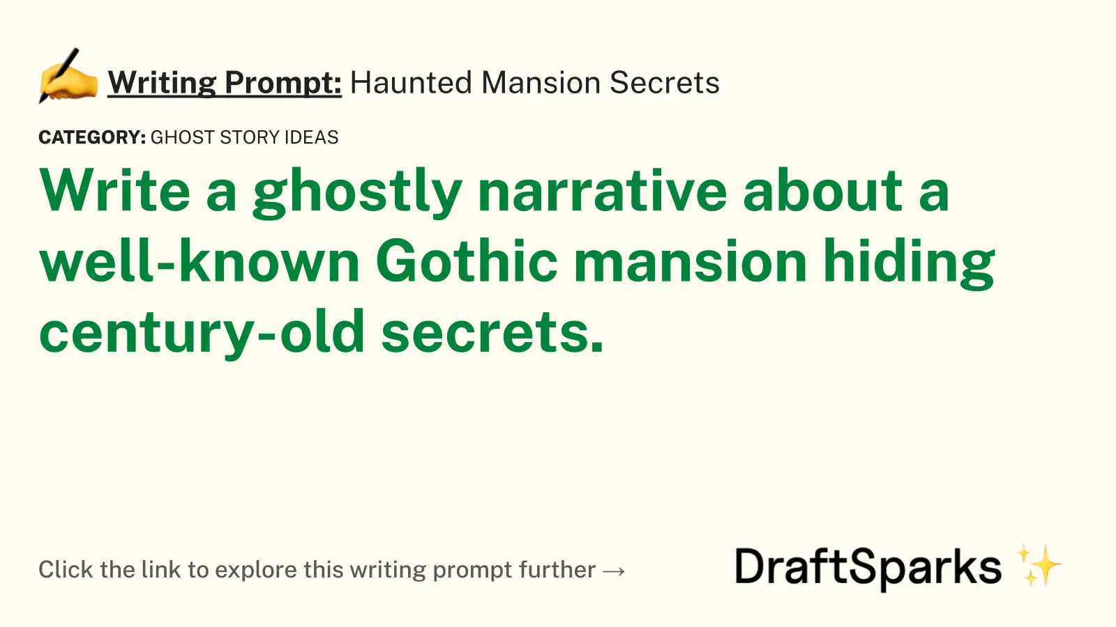 Haunted Mansion Secrets