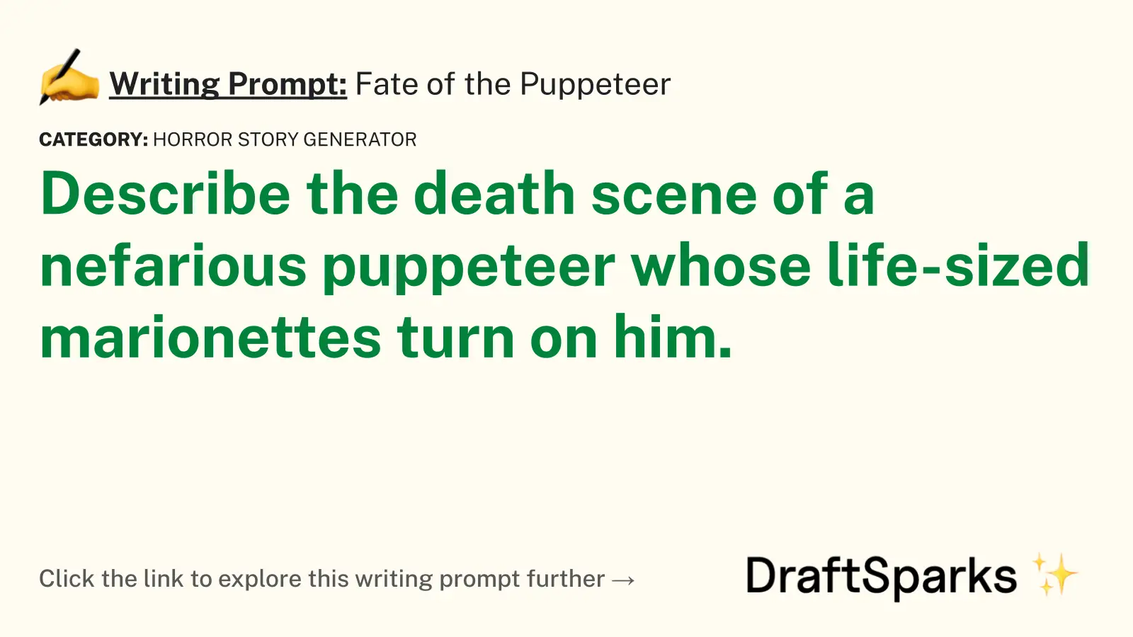 Fate of the Puppeteer