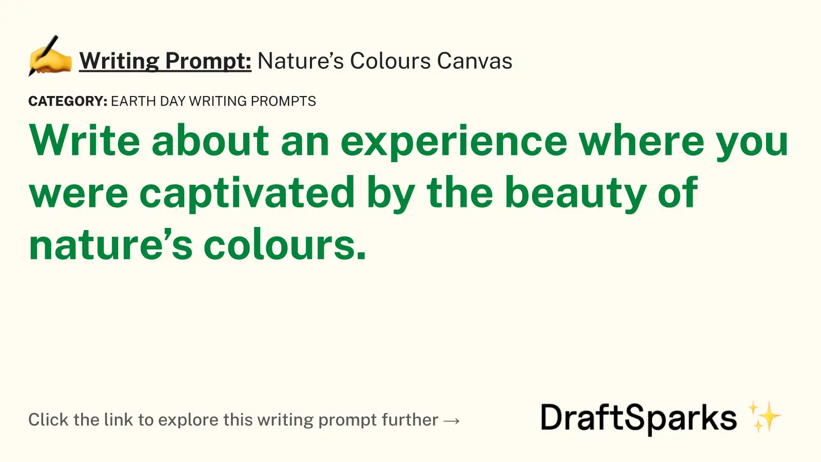 Nature’s Colours Canvas