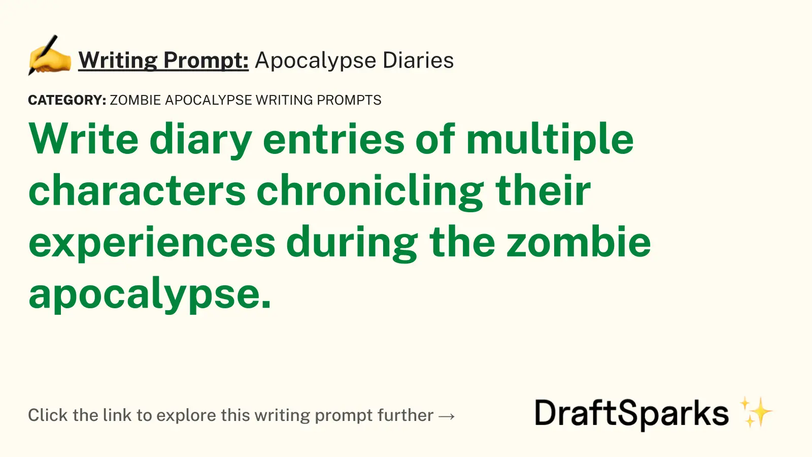 Apocalypse Diaries