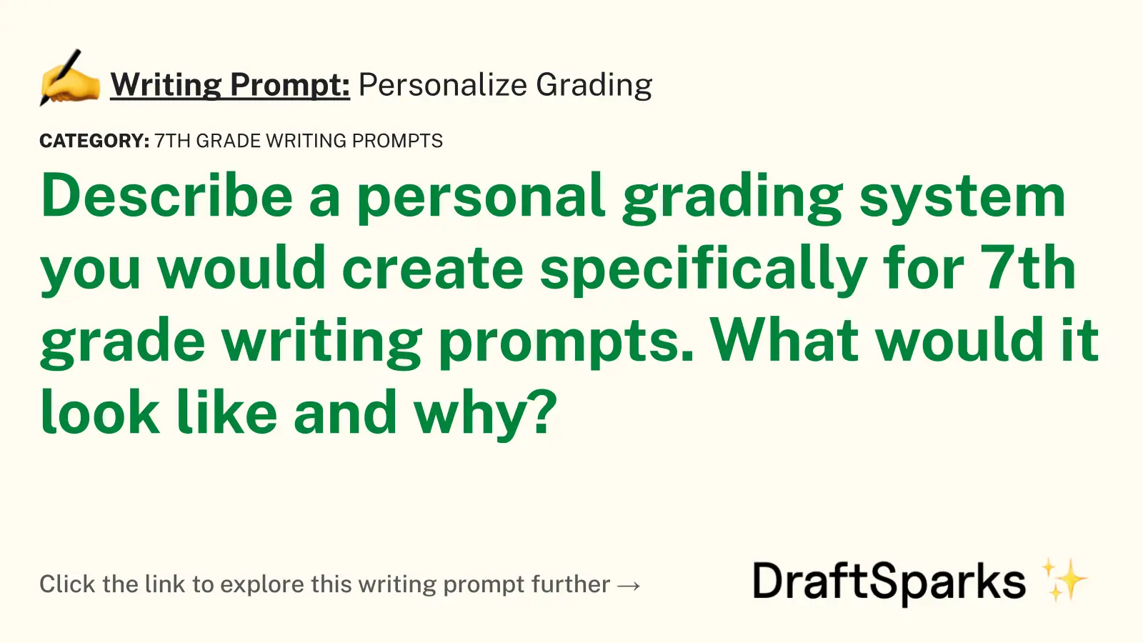 Personalize Grading