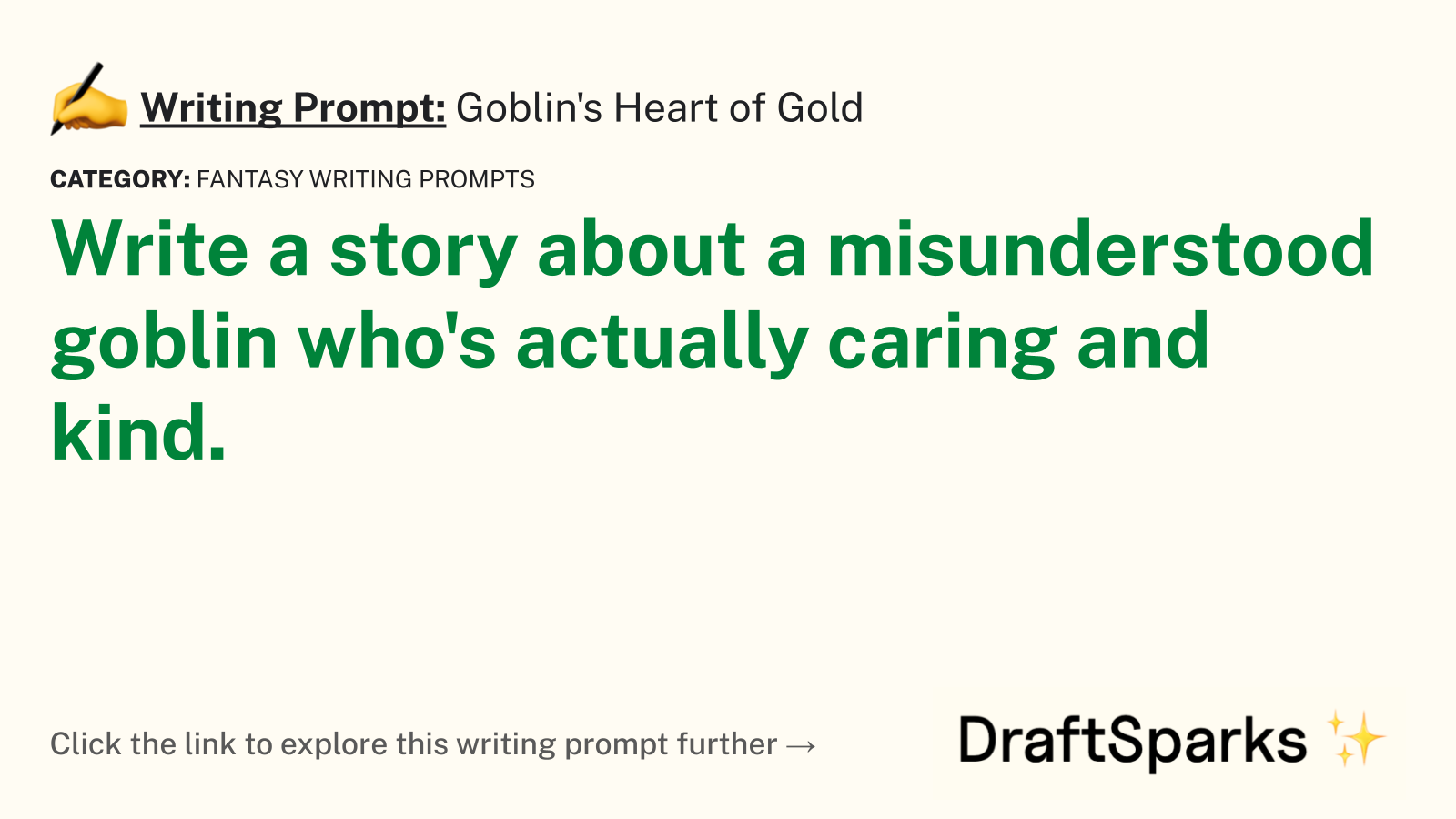 Goblin’s Heart of Gold
