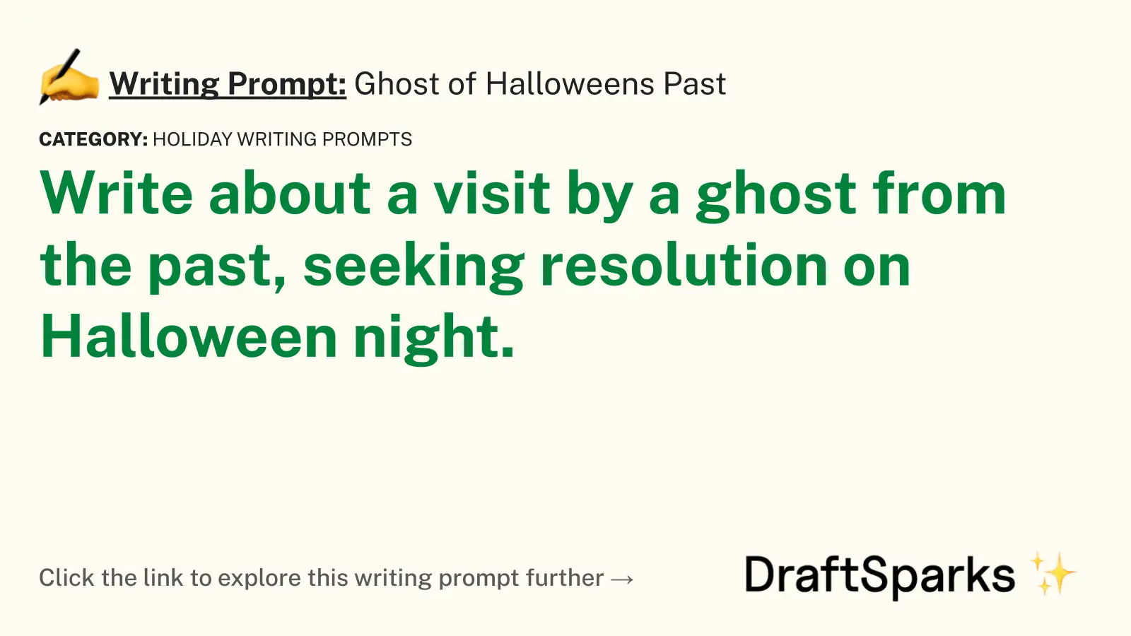 Ghost of Halloweens Past