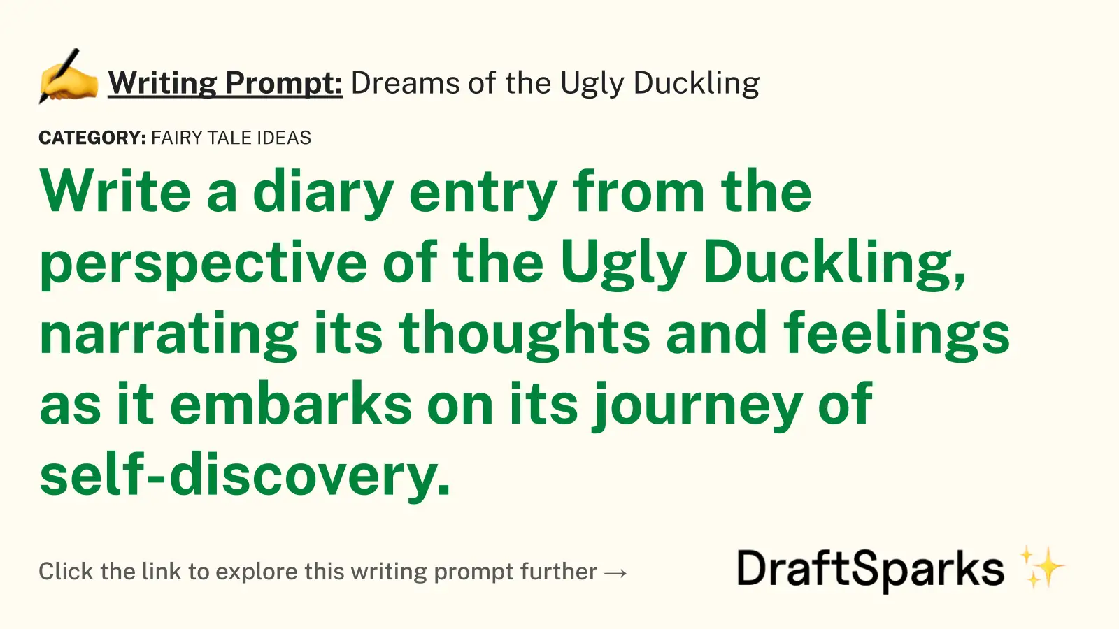 Dreams of the Ugly Duckling