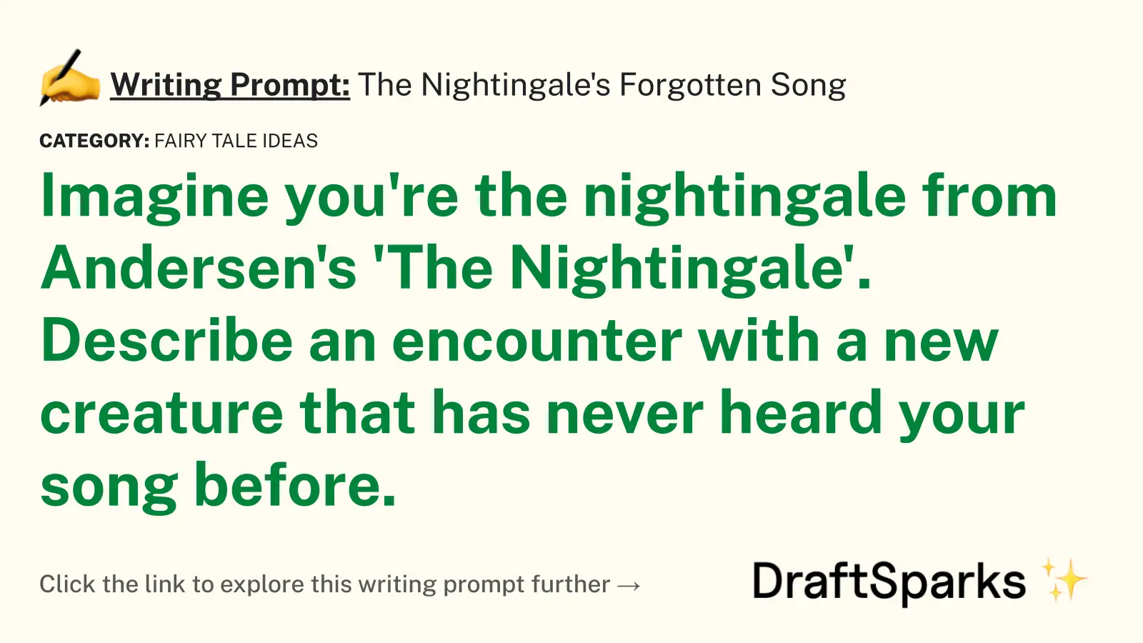 The Nightingale’s Forgotten Song
