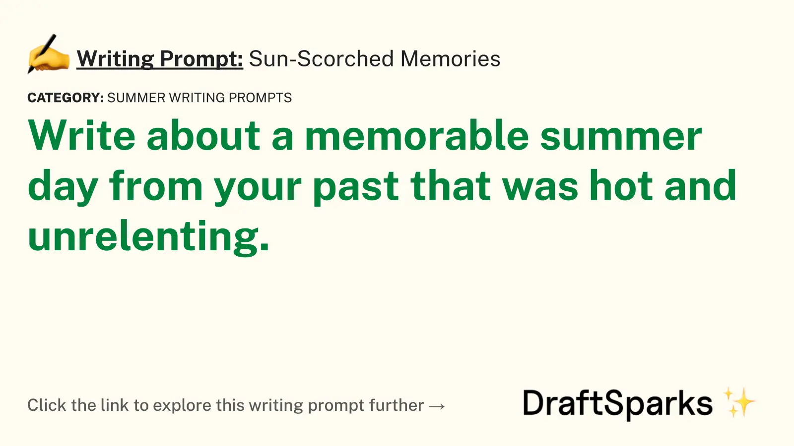 Sun-Scorched Memories
