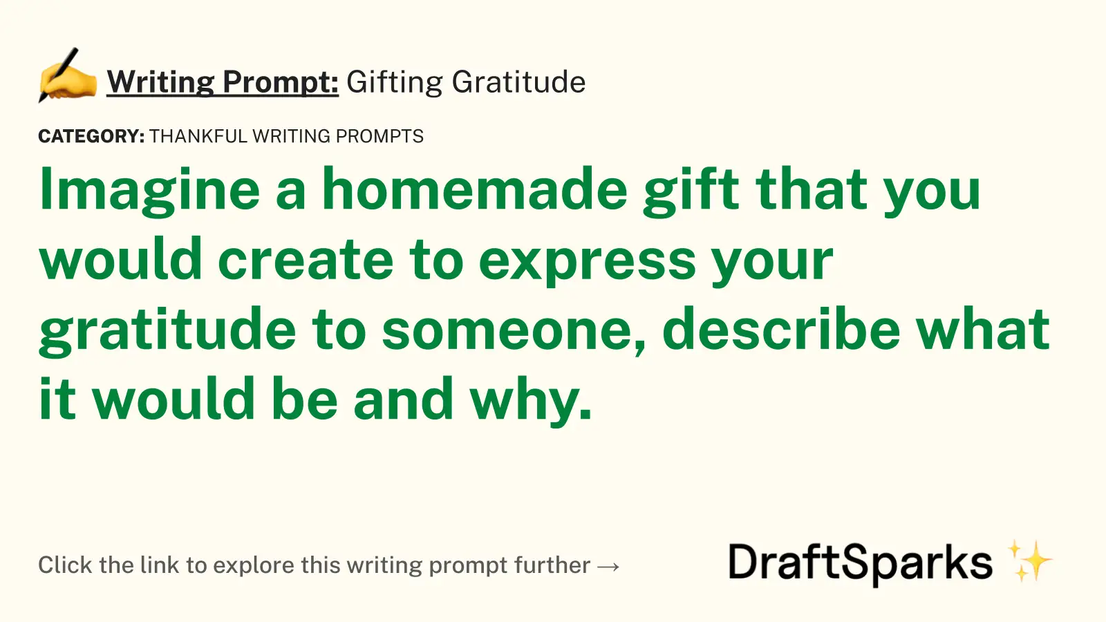 Gifting Gratitude