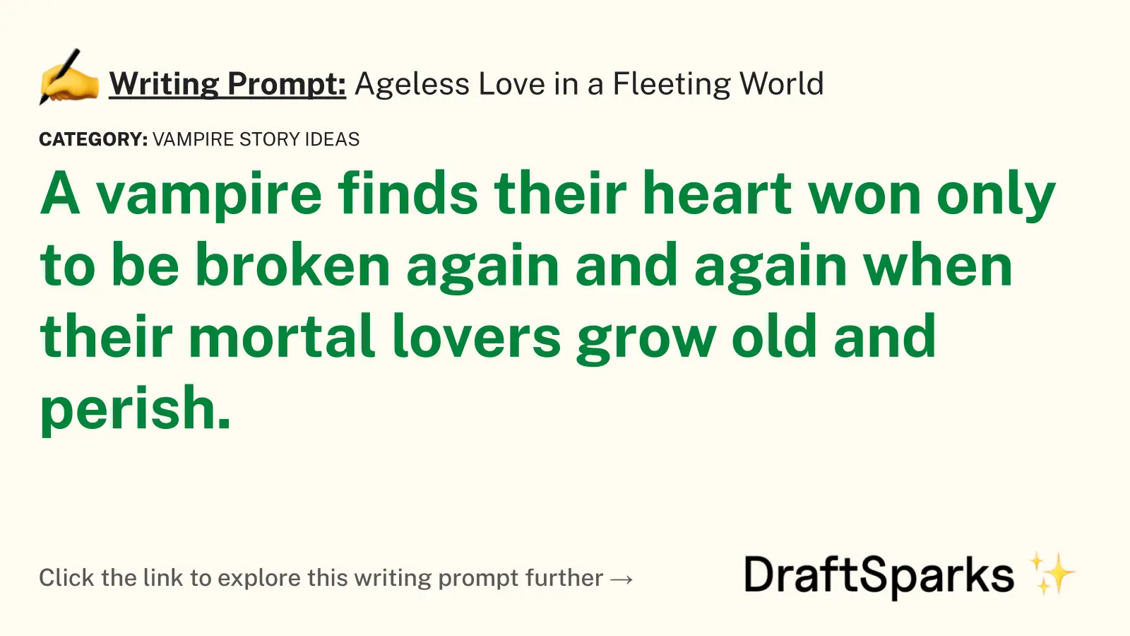 Ageless Love in a Fleeting World