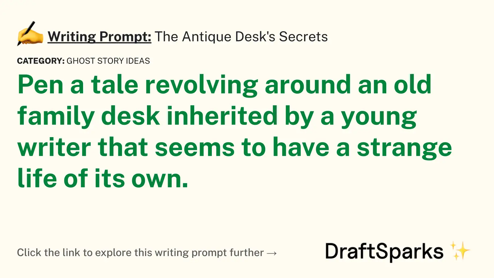 The Antique Desk’s Secrets