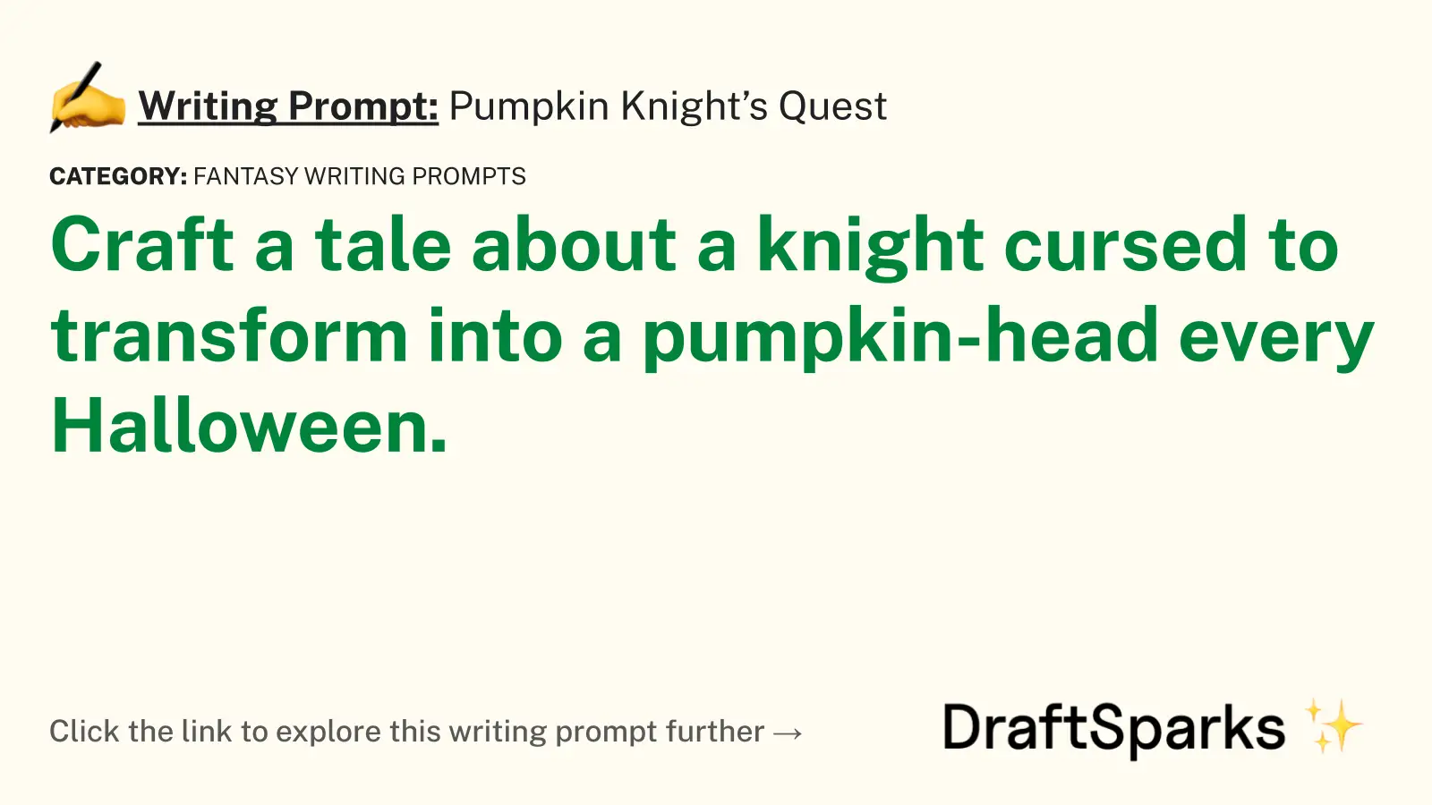 Pumpkin Knight’s Quest