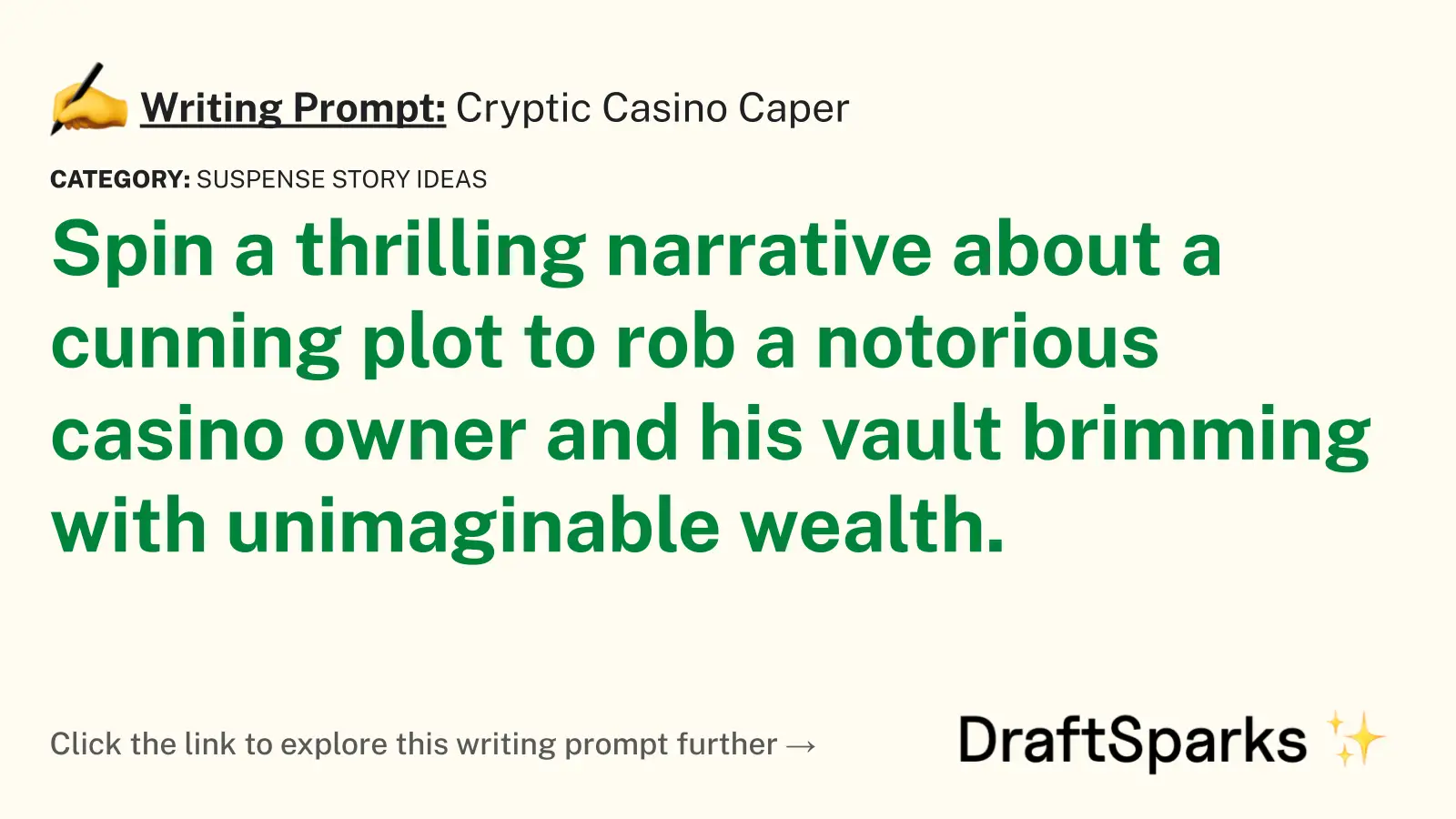 Cryptic Casino Caper