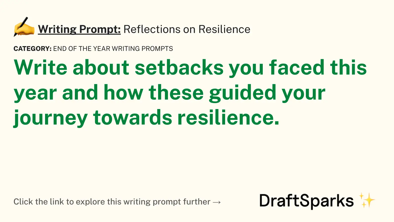 Reflections on Resilience