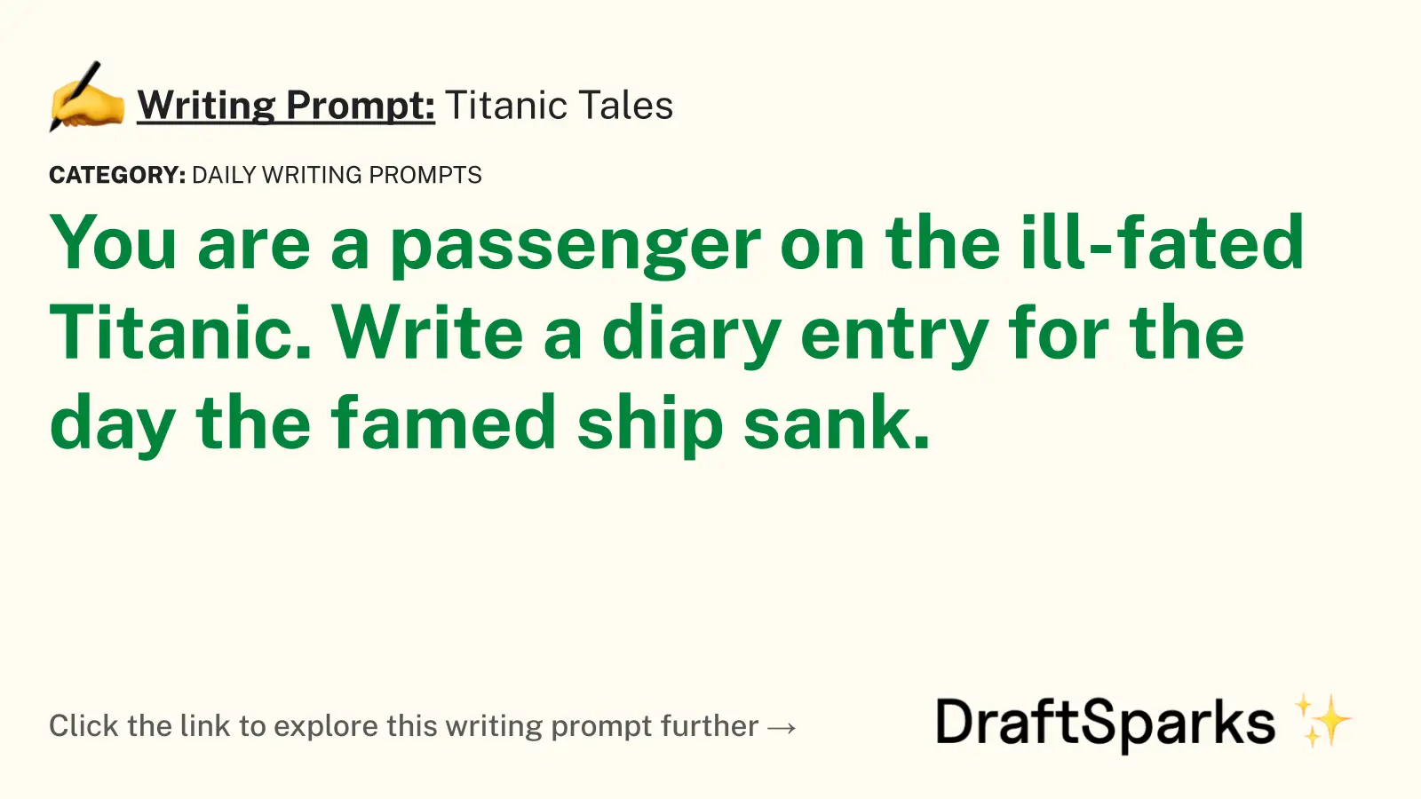 Titanic Tales