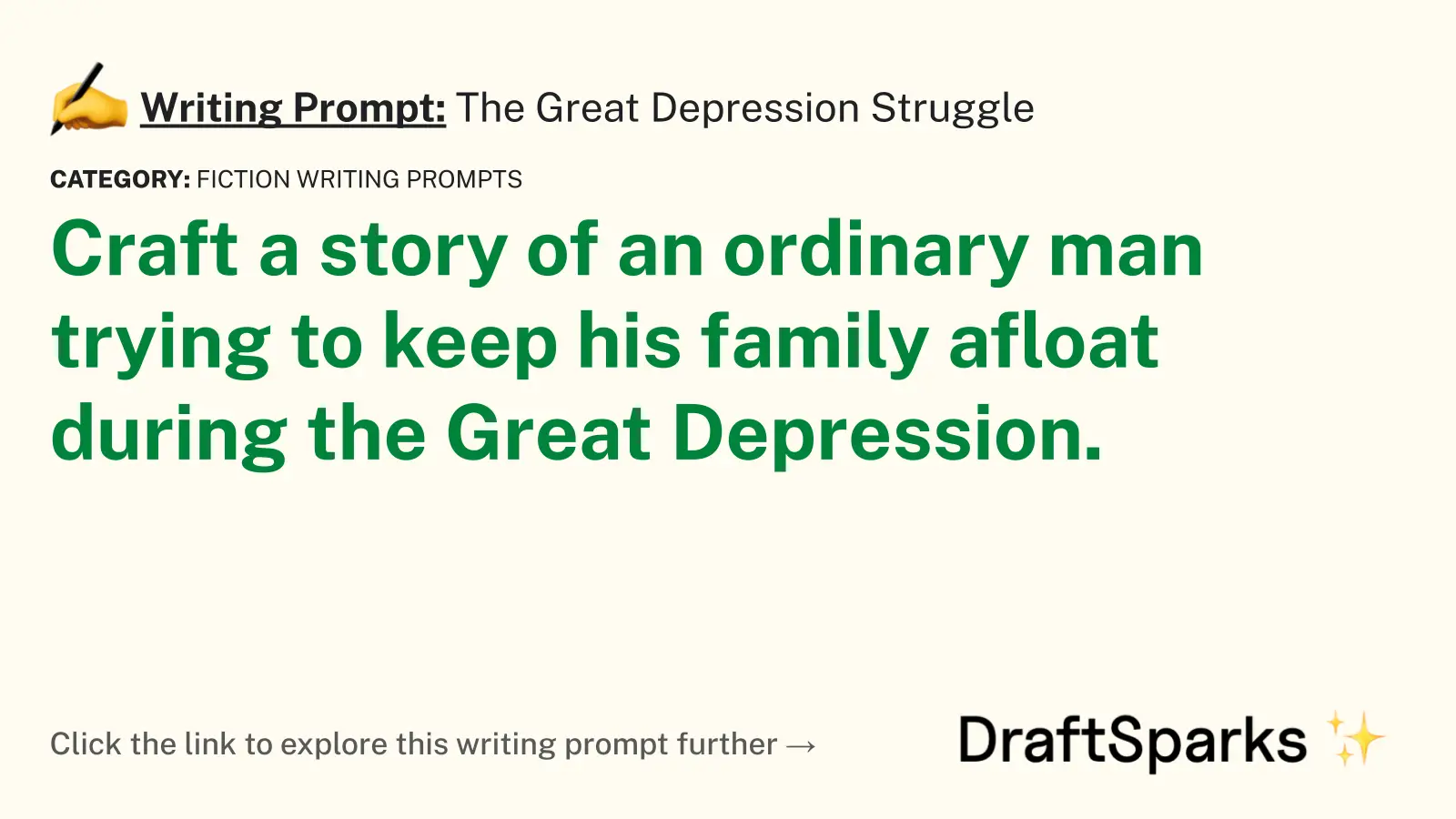 The Great Depression Struggle