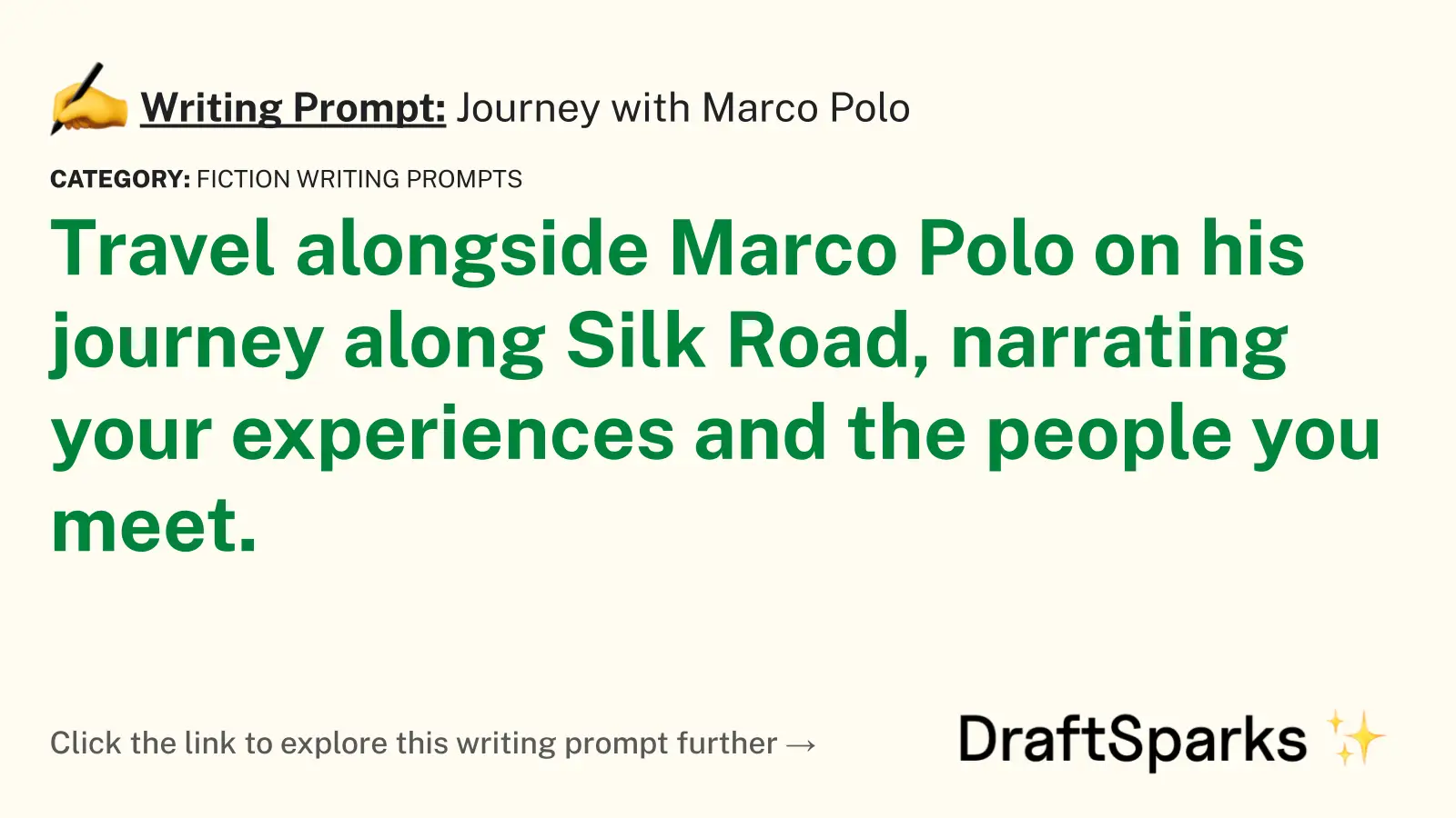 Journey with Marco Polo