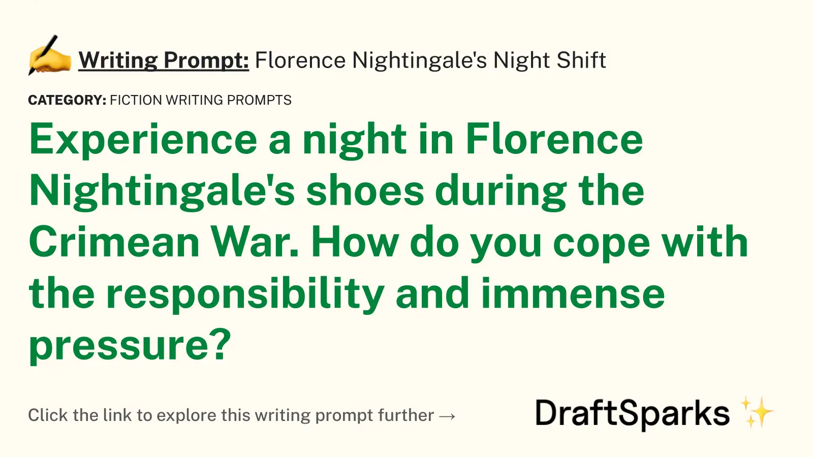 Florence Nightingale’s Night Shift