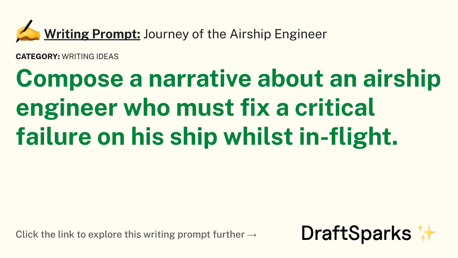 Journey of the Airship Engineer