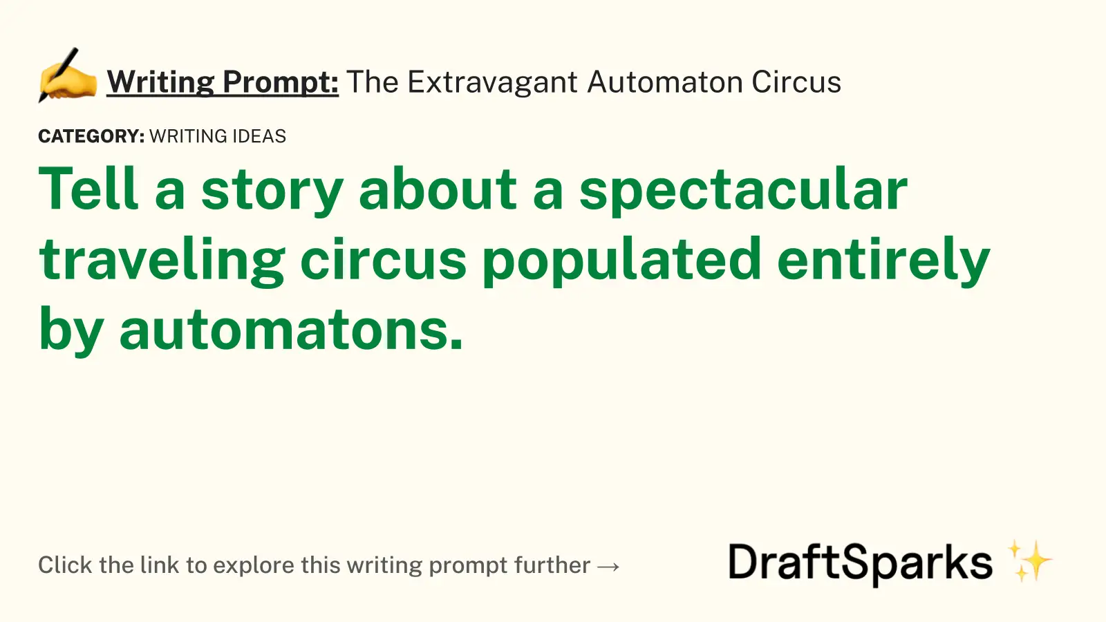 The Extravagant Automaton Circus