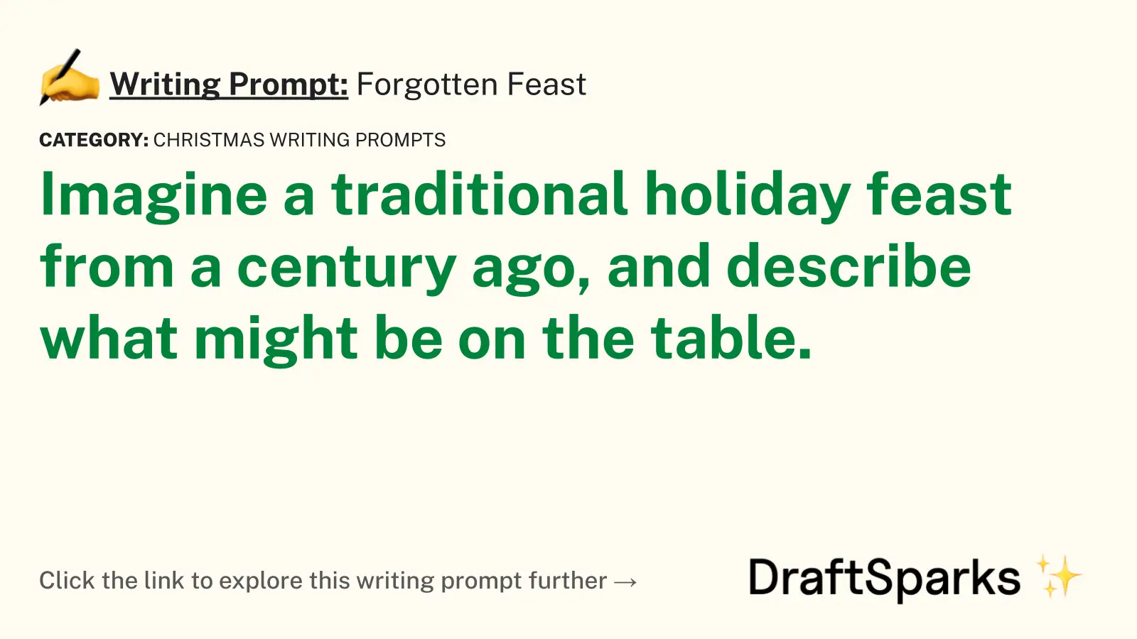 Forgotten Feast
