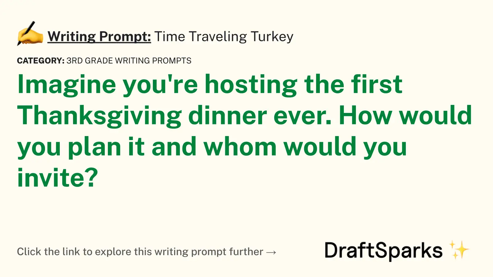 Time Traveling Turkey