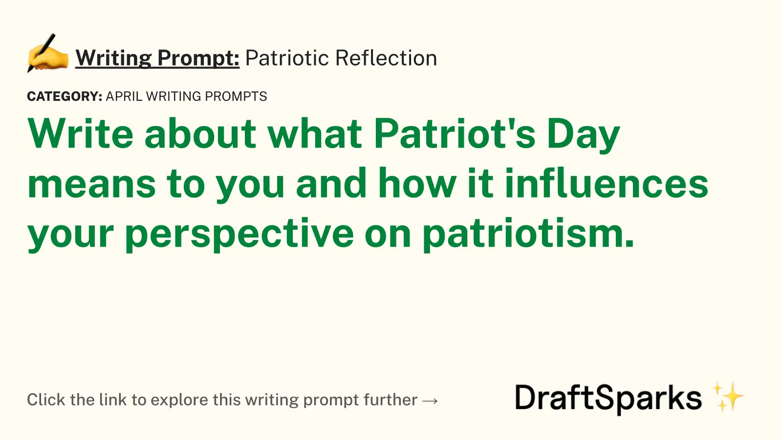Patriotic Reflection