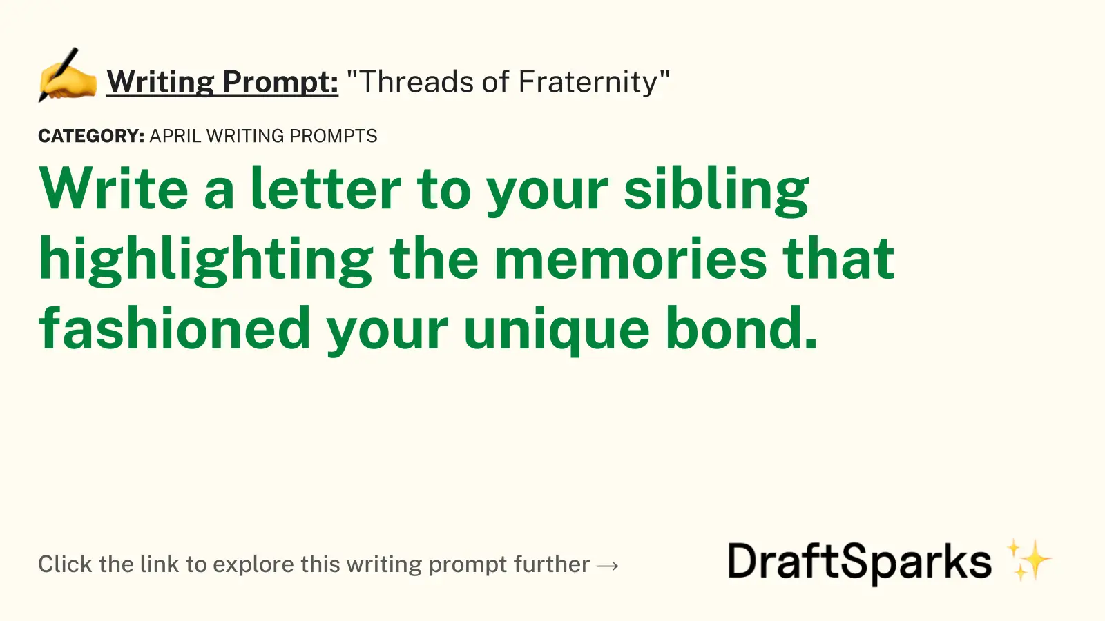 “Threads of Fraternity”