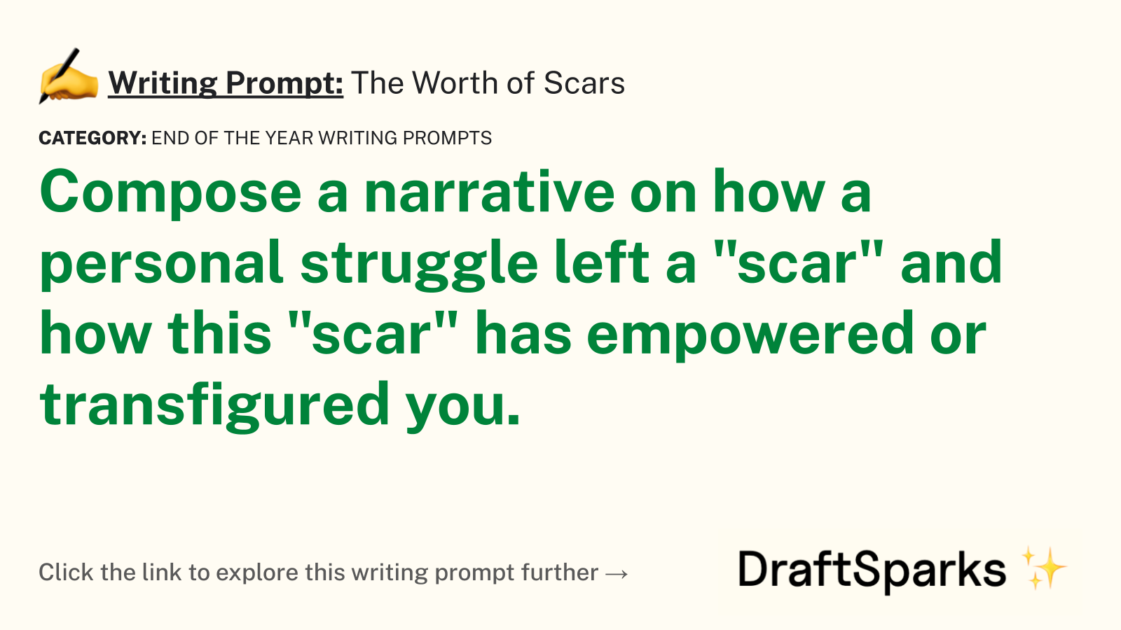 The Worth of Scars