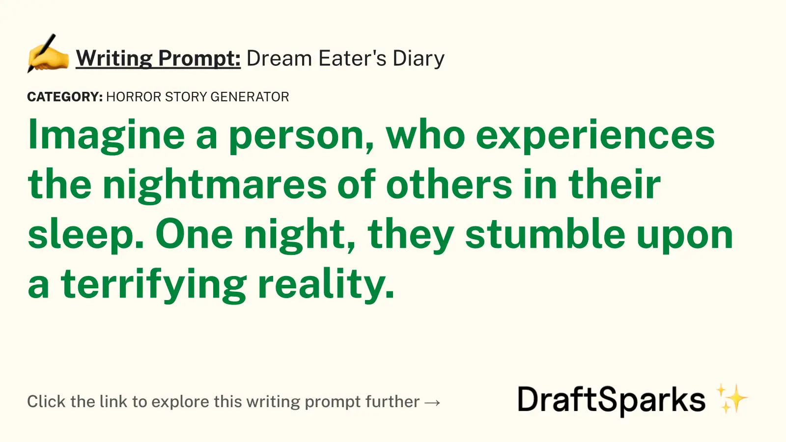 Dream Eater’s Diary