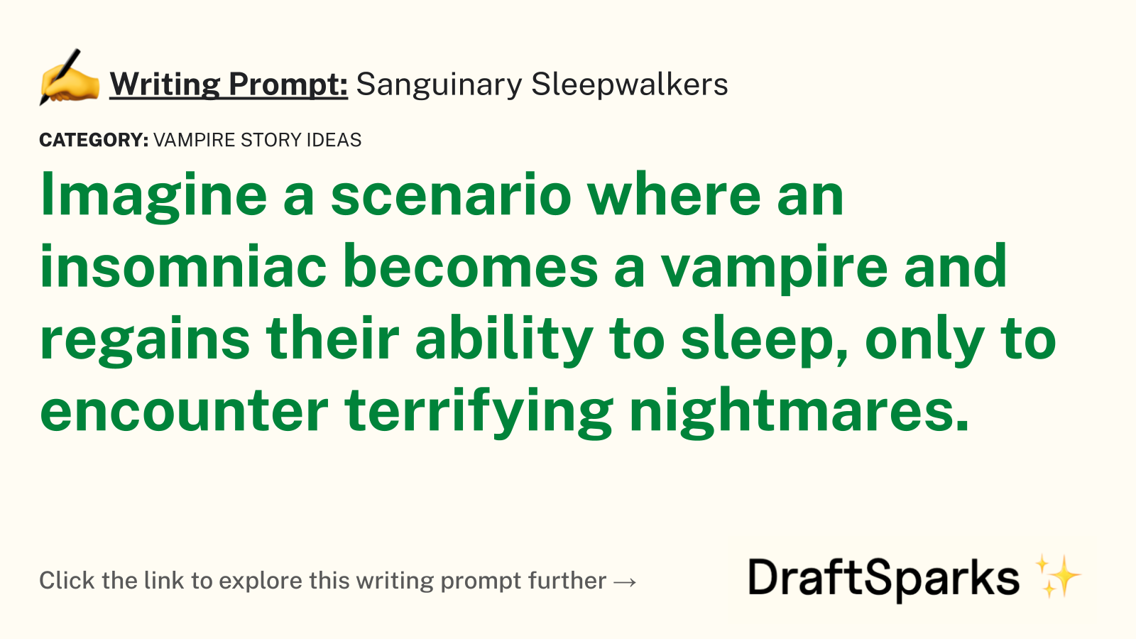 Sanguinary Sleepwalkers