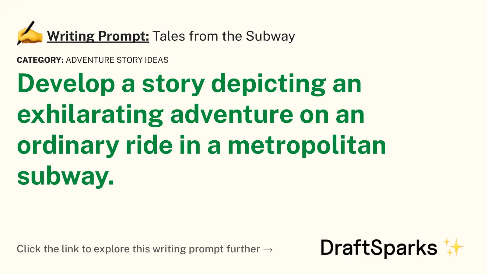 Tales from the Subway