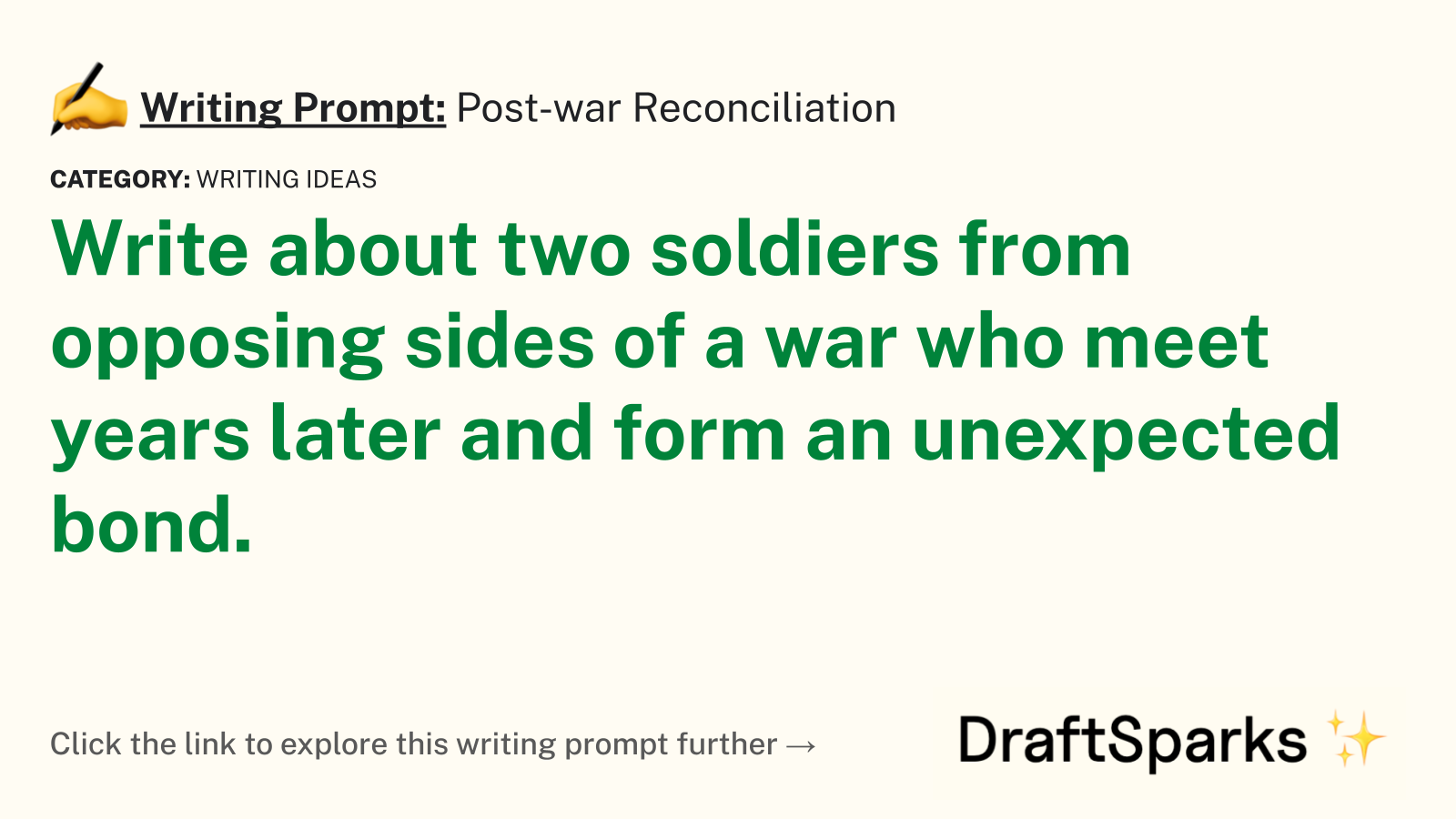 Post-war Reconciliation