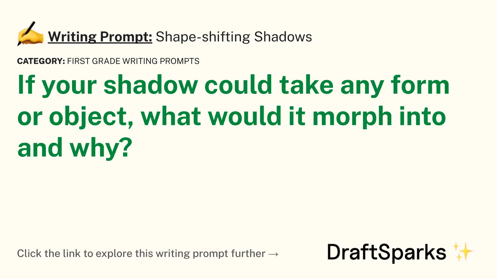 Shape-shifting Shadows