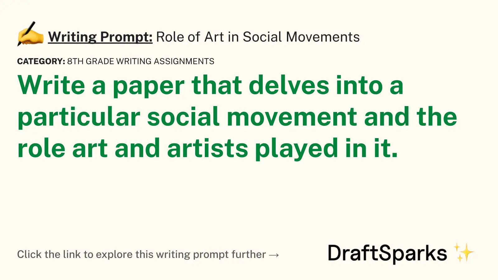 Role of Art in Social Movements