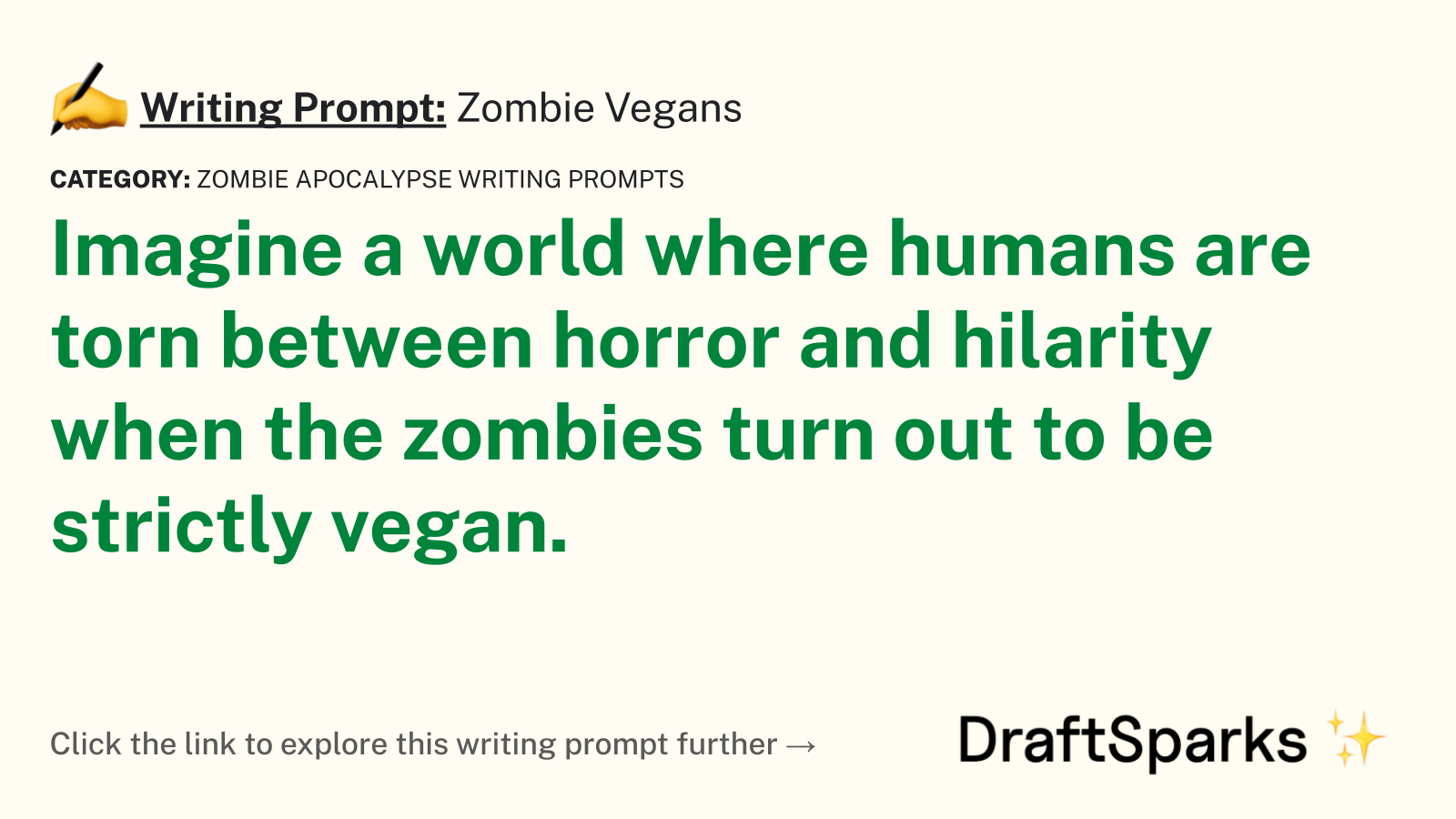 Zombie Vegans