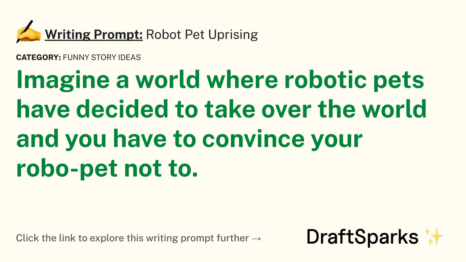 Robot Pet Uprising