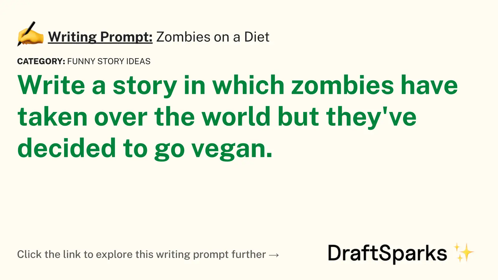 Zombies on a Diet