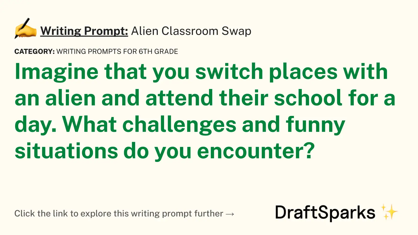 Alien Classroom Swap