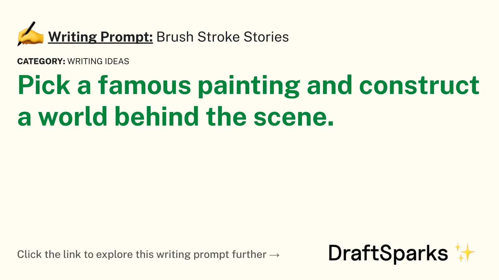 Brush Stroke Stories