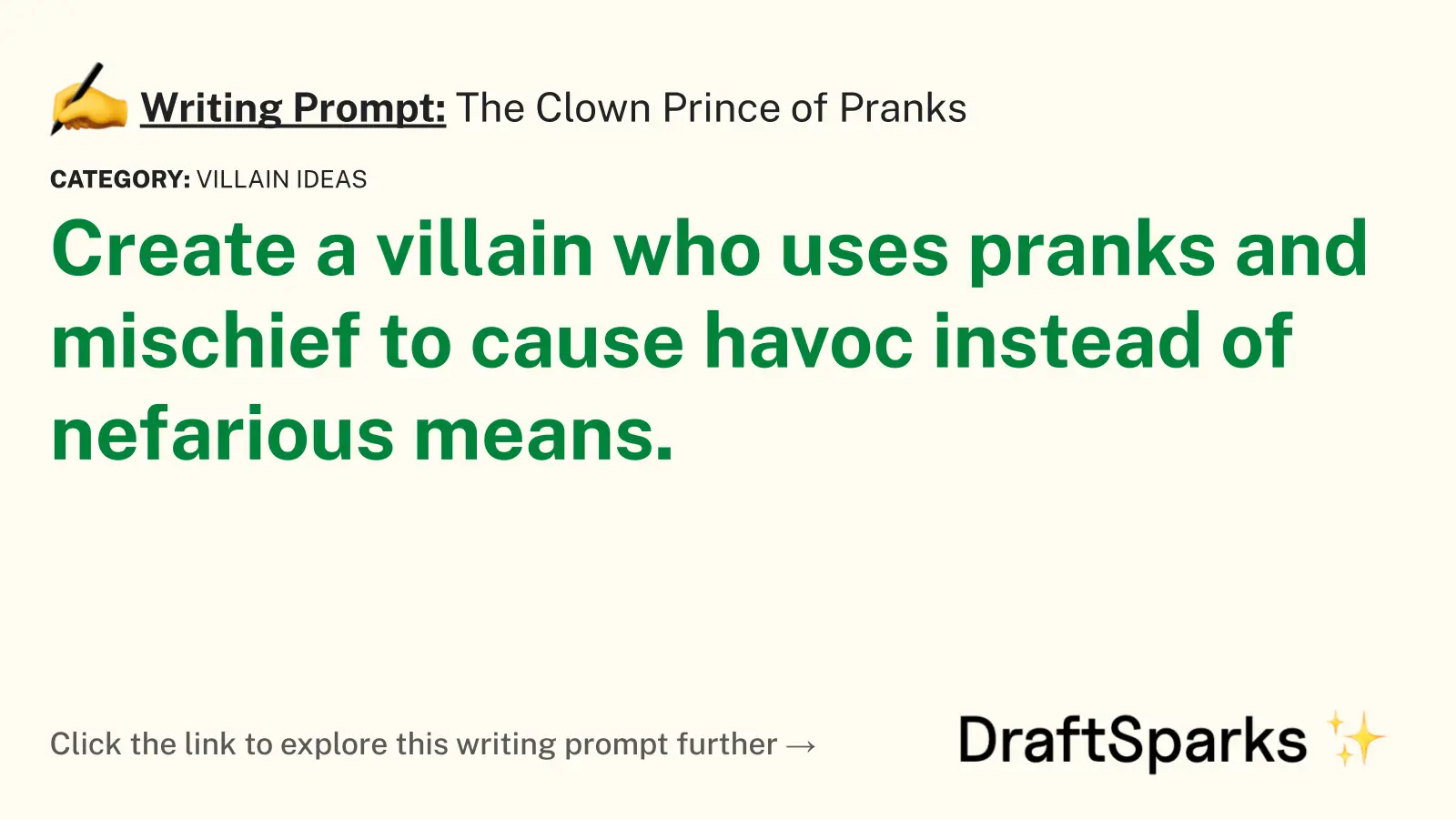 The Clown Prince of Pranks