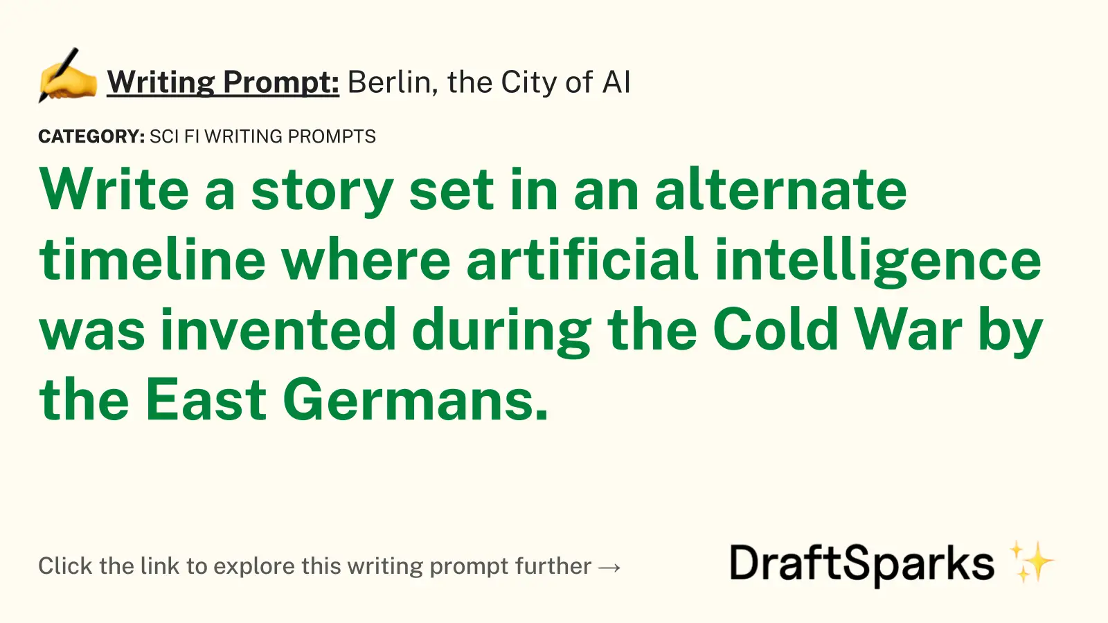 Berlin, the City of AI