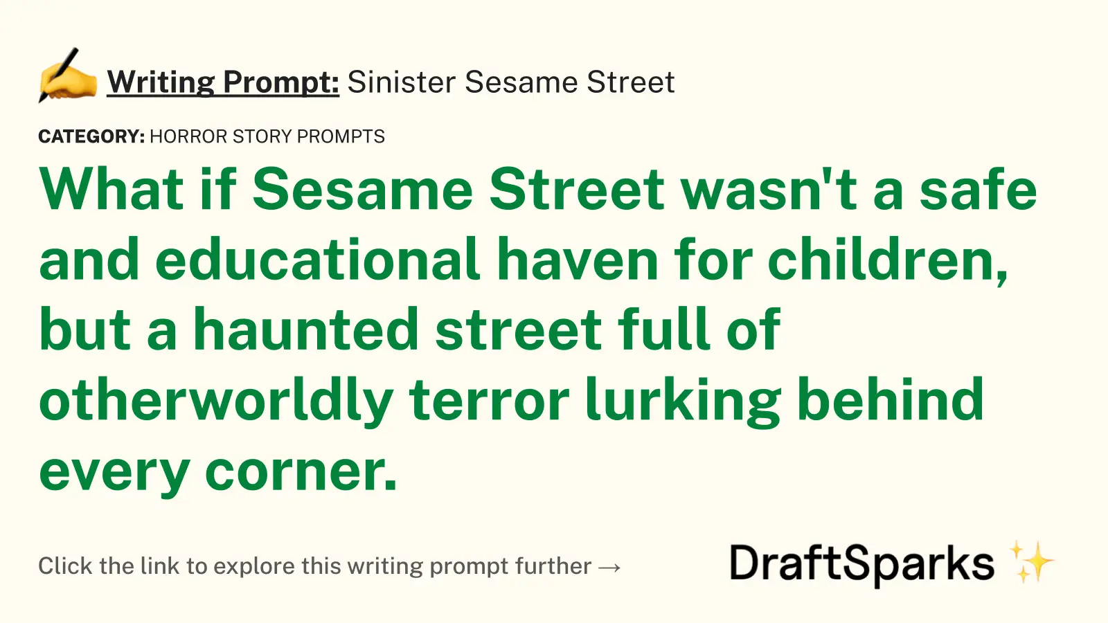 Sinister Sesame Street