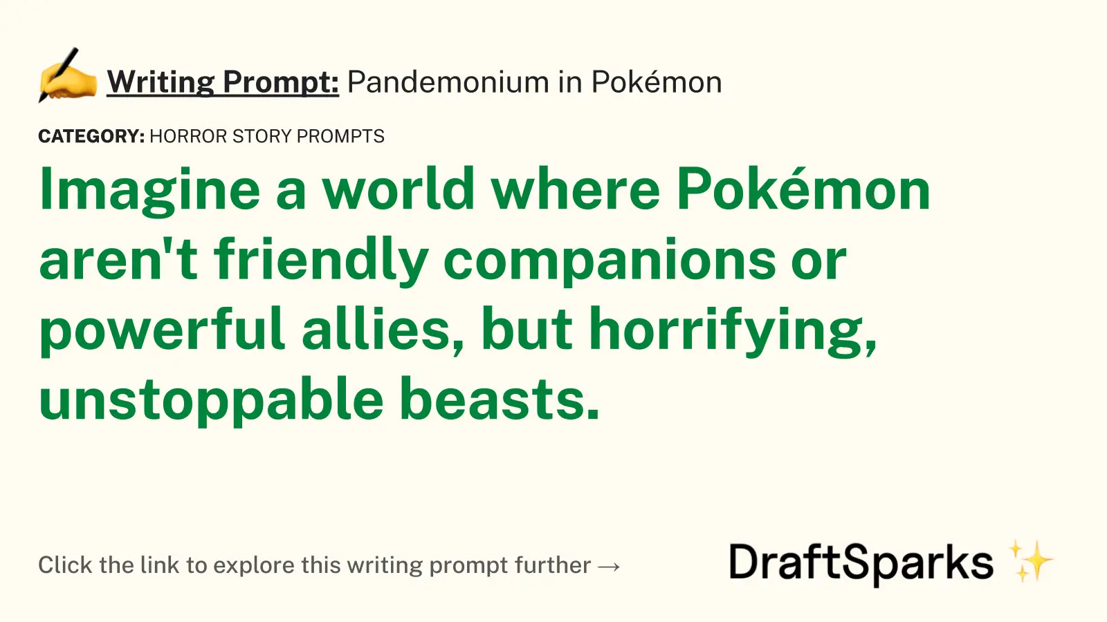 Pandemonium in Pokémon
