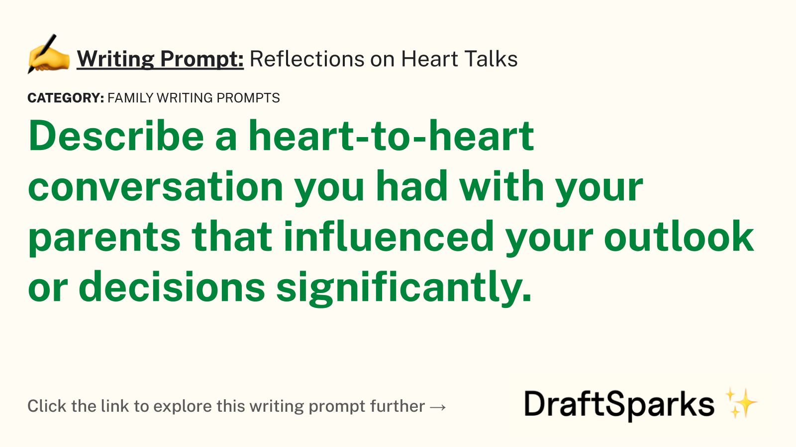 Reflections on Heart Talks