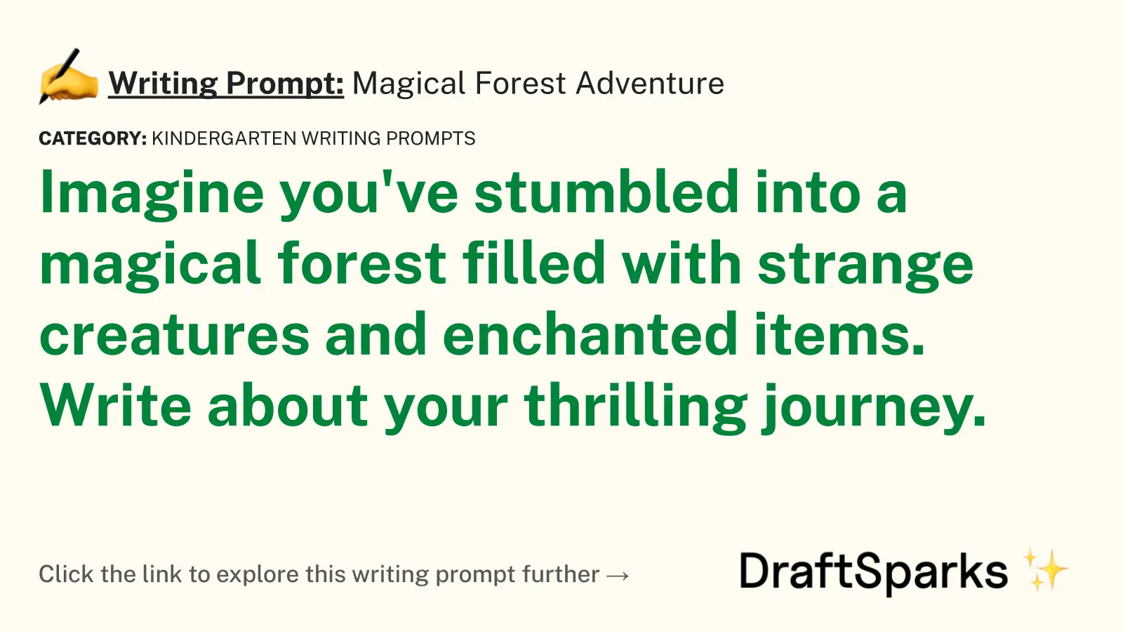 Magical Forest Adventure