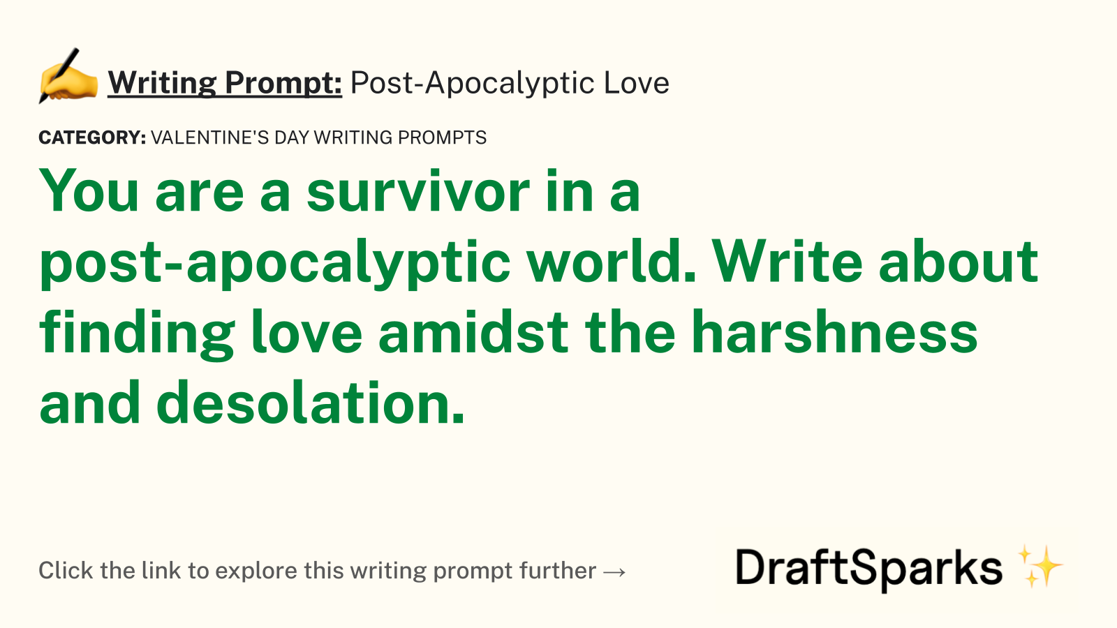 Post-Apocalyptic Love